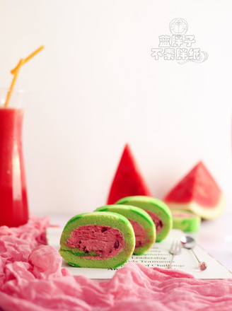 Watermelon Cake Roll recipe