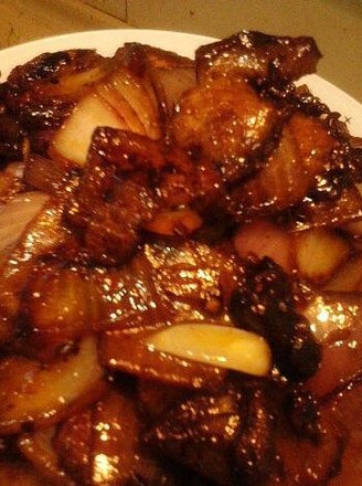 Onion Twice-cooked Pork