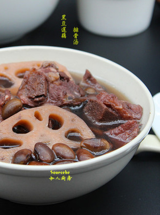 Black Bean Lotus Root Pork Ribs Soup recipe