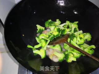 Shrimp and Broccoli in Oyster Sauce recipe