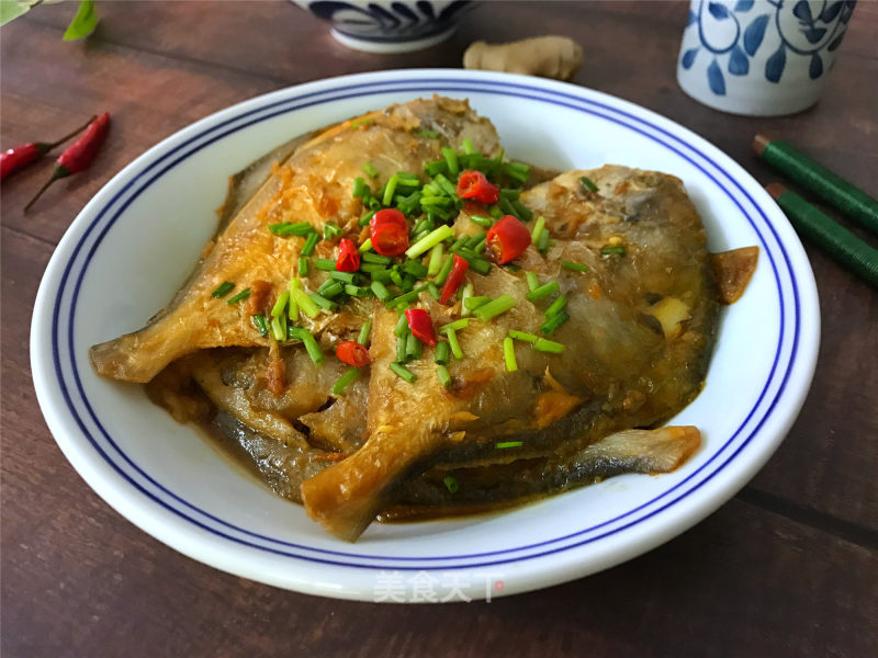 Home-cooked Pomfret recipe