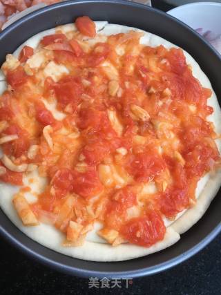 Assorted Seafood Pizza recipe