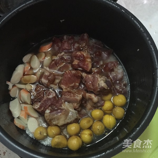 Ribs Braised Rice (rice Cooker Version) recipe