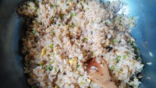 Beef Celery Egg Fried Rice recipe