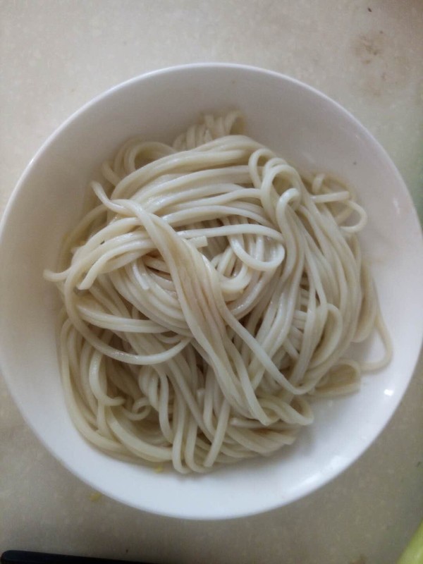 Five Minutes Quick Cold Noodles recipe