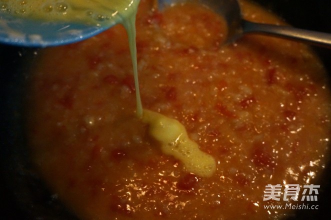 Tomato and Egg Pimple Soup recipe