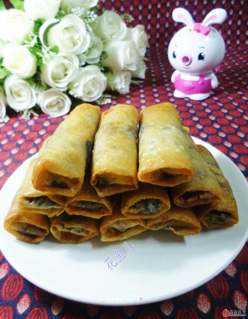 Purple Sweet Potato Spring Roll recipe