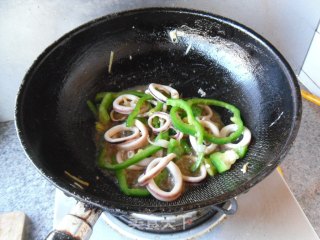 Green Pepper Squid Rings recipe