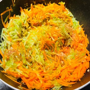 Kuaishou Dishes ❤️ Stir-fried Carrots with Shredded Lettuce recipe