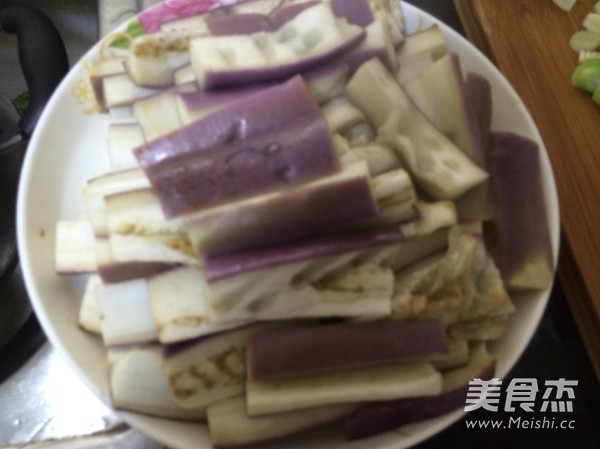 Steamed Eggplant with Minced Meat recipe