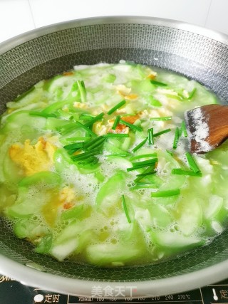 Egg Loofah Soup recipe
