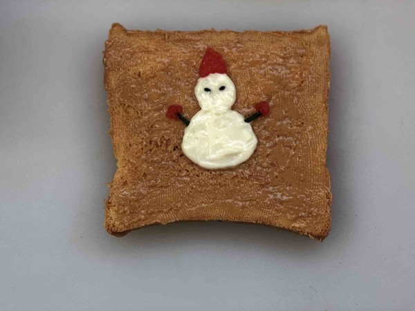 Little Snowman Toast recipe