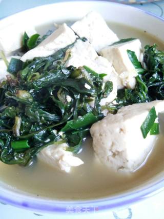 #春食野菜香#bitter Vegetable Stewed Tofu recipe