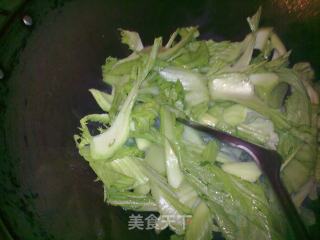 Vegetarian Stir-fried Mustard Greens recipe