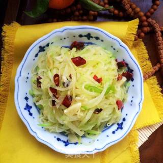 Vegetarian Stir-fried Shredded Radish recipe
