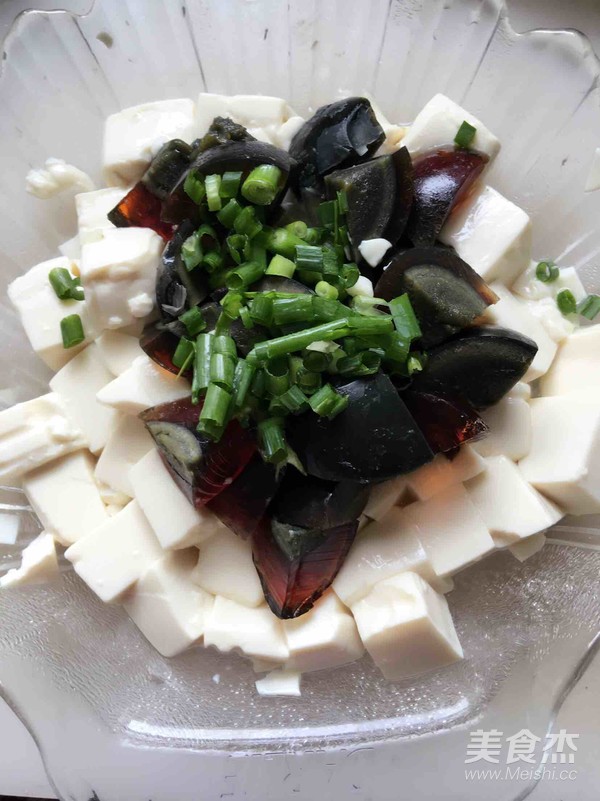 Delicious Preserved Egg Tofu recipe