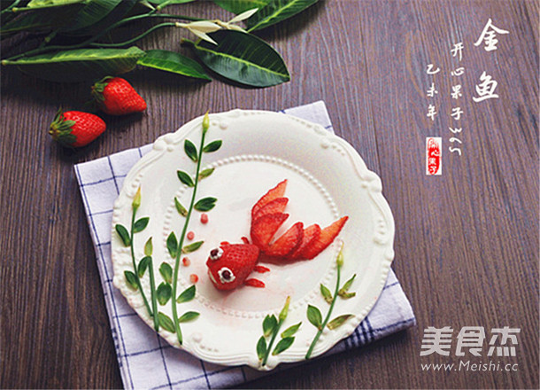 Goldfish Strawberry Arrangement recipe