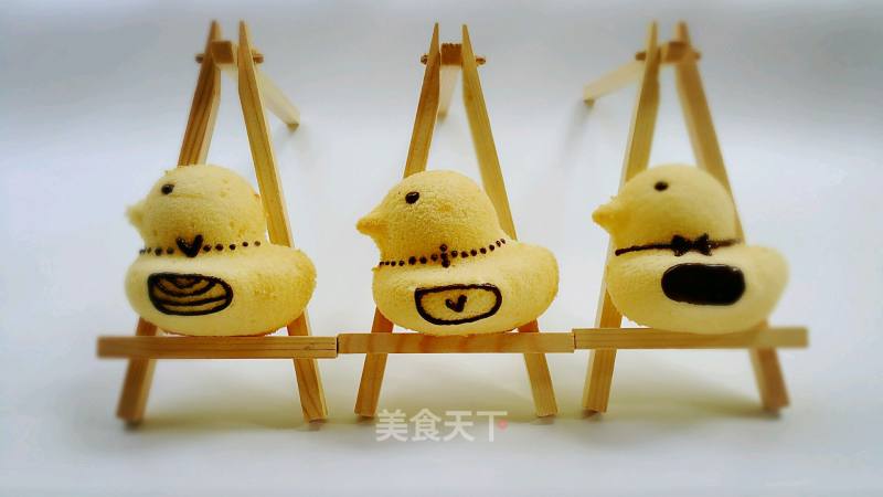#trust之美#little Yellow Duck Yogurt Chiffon Cake recipe