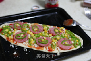 Pizza is Fierce --- "pizza with Ham" recipe