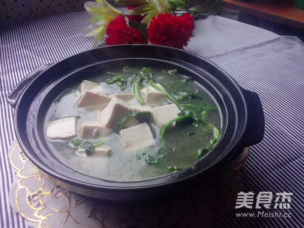 Watercress Tofu Soup recipe