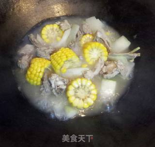 Duck Frame Winter Melon Corn Soup recipe