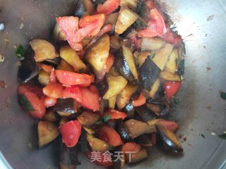 Sweet and Sour and Refreshing Tomato Fried Eggplant|super Delicious Meal recipe