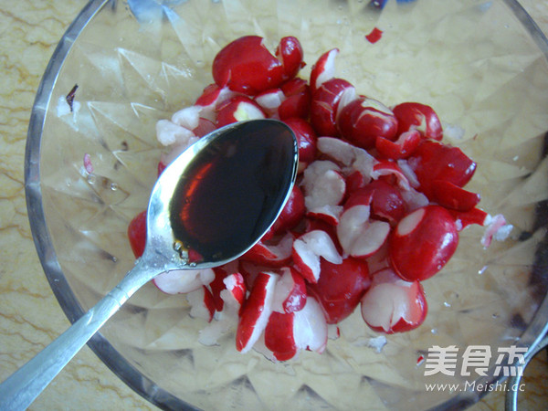 Sweet and Sour Cherry Radish recipe