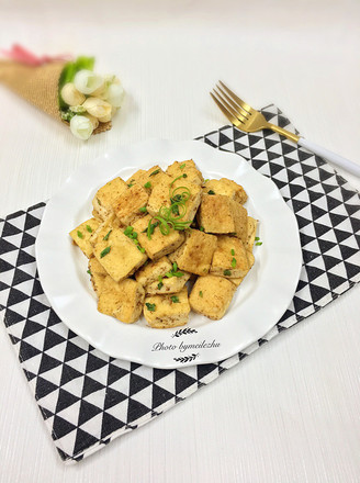 Tofu with Cumin and Green Onion recipe