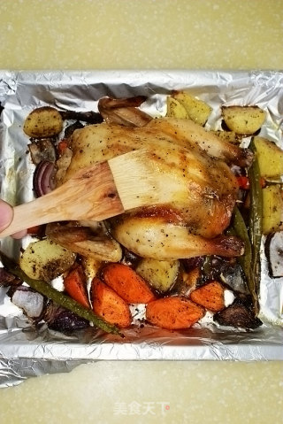 Chinese New Year Family Banquet and Festive Hard Dishes Series 2------[western Style Roasted Whole Chicken] recipe