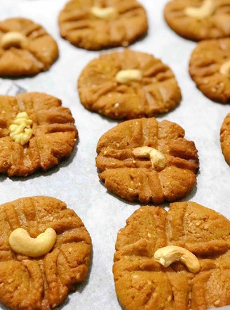 Peanut Butter Nut Cookies