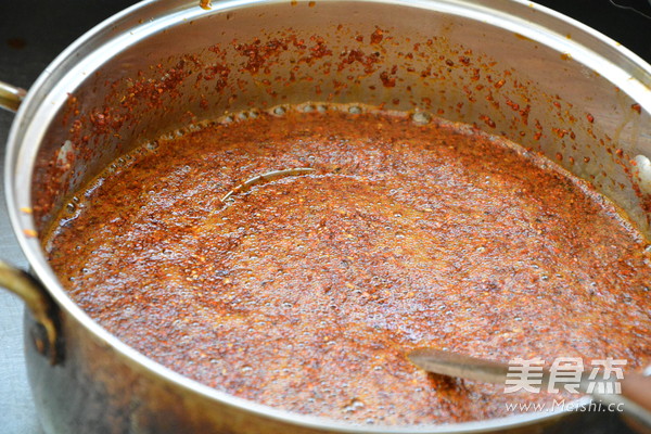 Chili Oil Making recipe