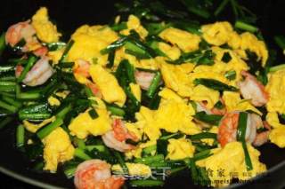 Leek Shrimp and Egg recipe
