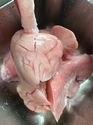 Clean Pig Lungs recipe