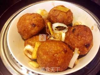 Meat Ball with Soy Sauce recipe