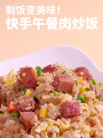 Luncheon Meat Fried Rice recipe
