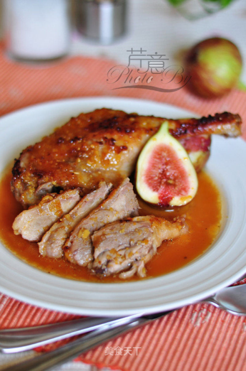 Honey Fig Roast Duck recipe