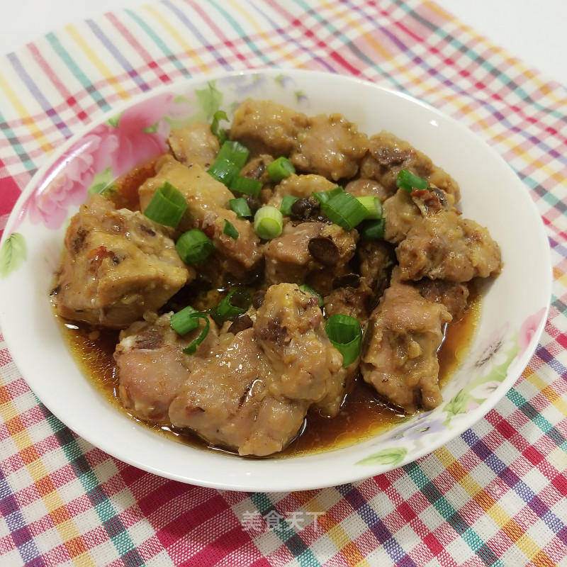 Steamed Spare Ribs with Flavored Tempeh recipe