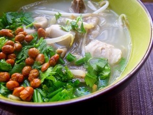 White Soup Rice Noodles recipe