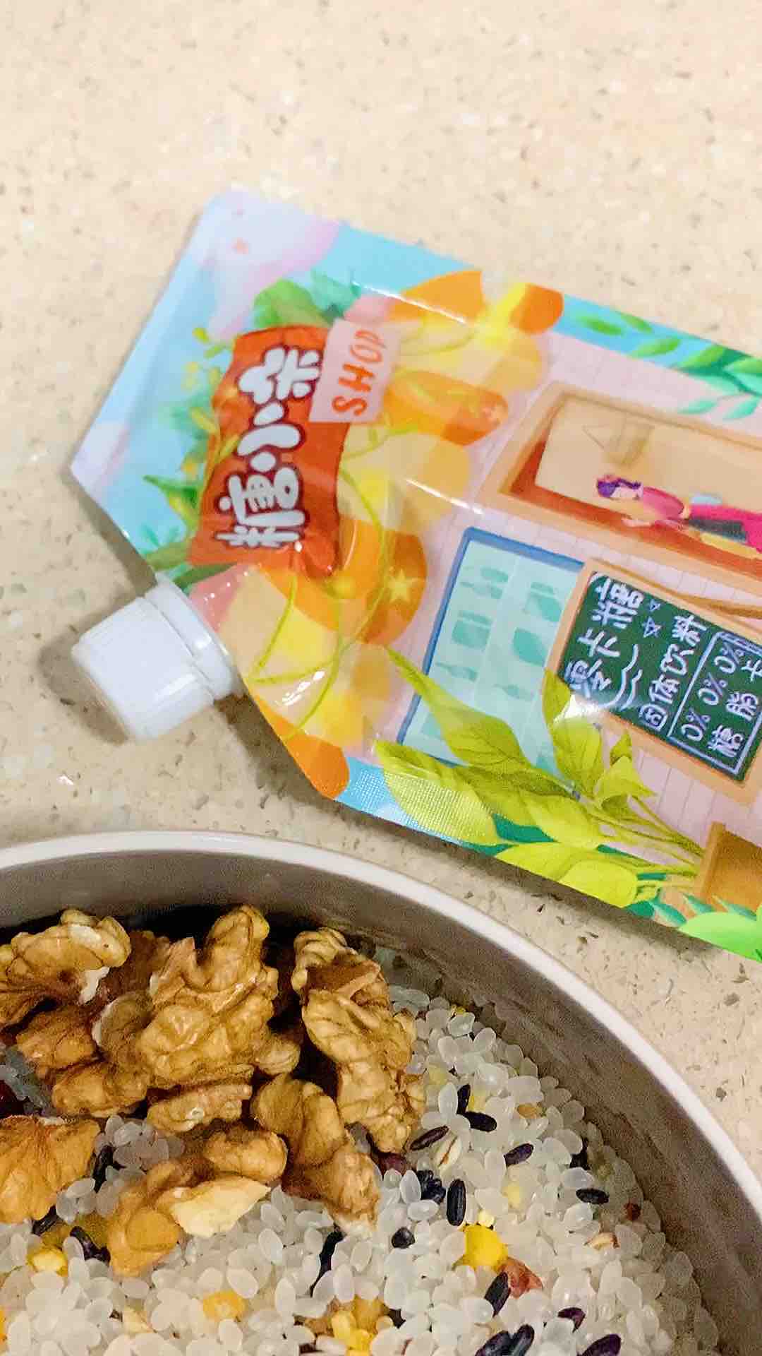 Multi-grain Laba Congee, Good Nutrition and Healthy Taste recipe
