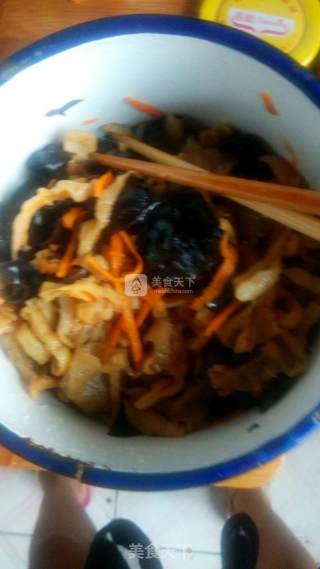 Jellyfish Mixed with Fungus recipe