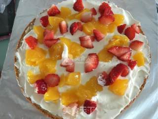 Cream Fruit Cake recipe