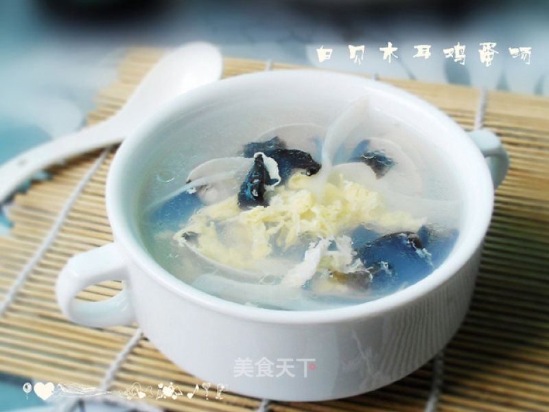 White Shell Fungus and Egg Soup recipe