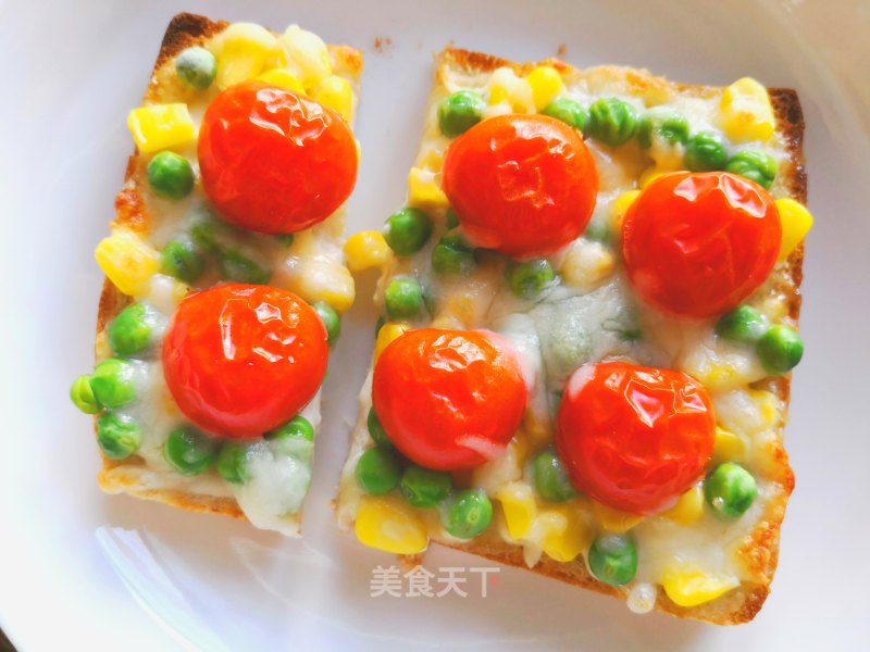 Cheese and Vegetable Toast recipe