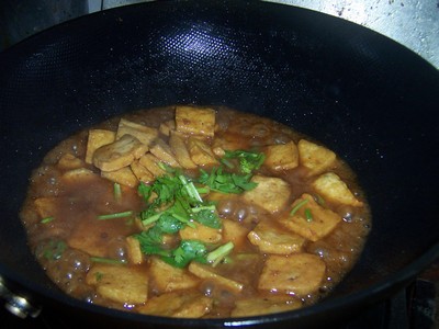 Tofu with Spicy Sauce recipe