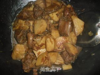 Roasted Spring Bamboo Shoots with Duck Legs recipe