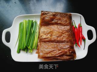 Black Bean Curd with Chives recipe