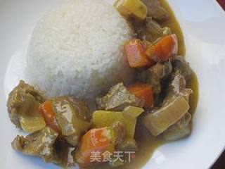 Curry Beef Rice recipe