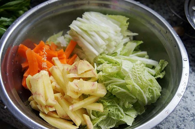 Cabbage Carrot Potato Soup recipe