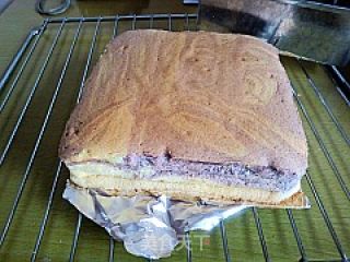 Purple Sweet Potato Marble Cake recipe