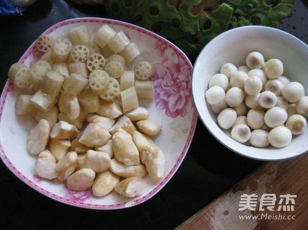 The Three Treasures of Hubei Lotus Pond recipe